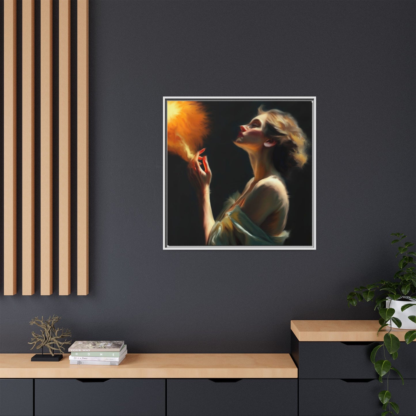 Framed Art Print, Digital Art Print, Elegant Matte Canvas, Modern Home Decor, Art for Living Room, Gift for Art Lovers, Stylish Wall Art