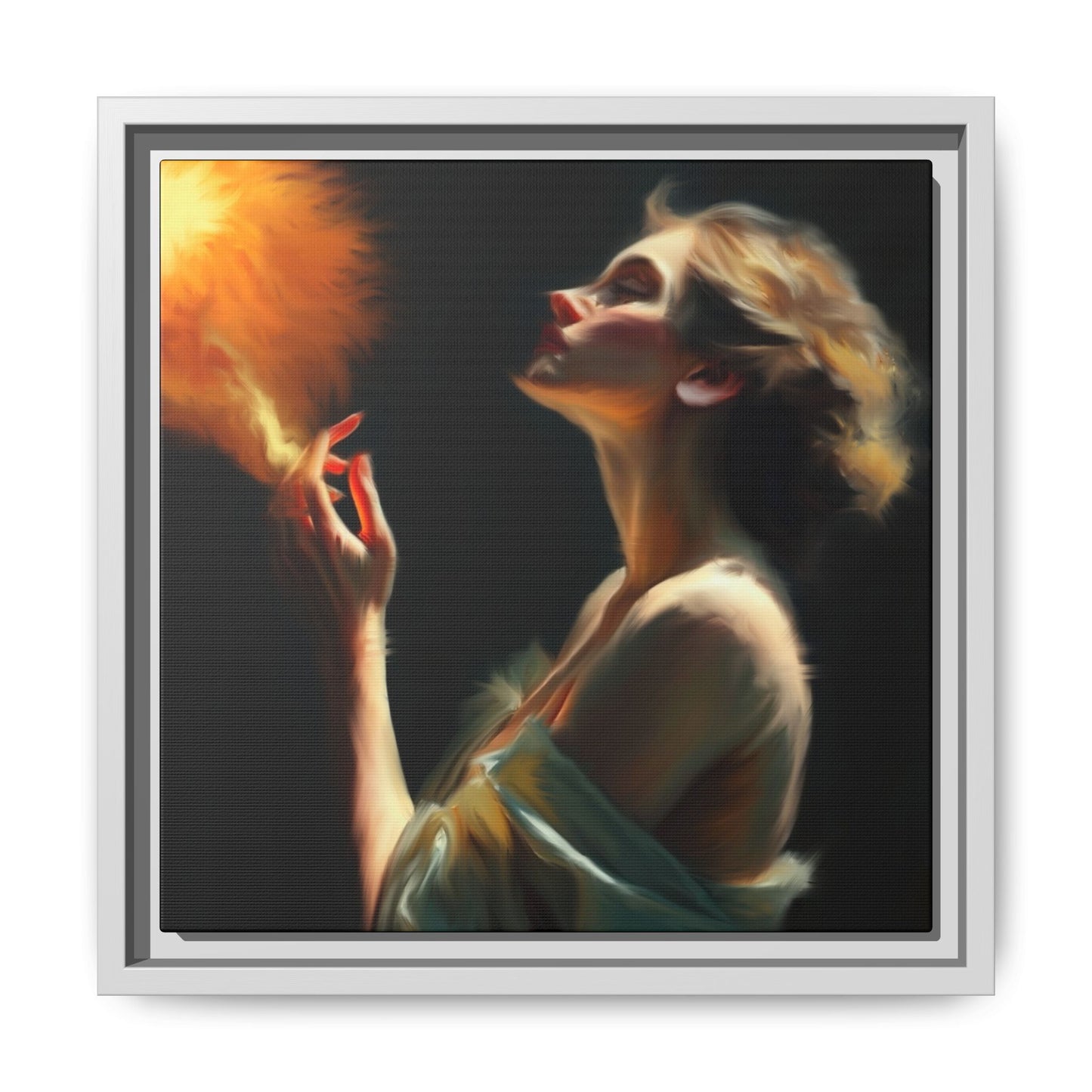 Framed Art Print, Digital Art Print, Elegant Matte Canvas, Modern Home Decor, Art for Living Room, Gift for Art Lovers, Stylish Wall Art
