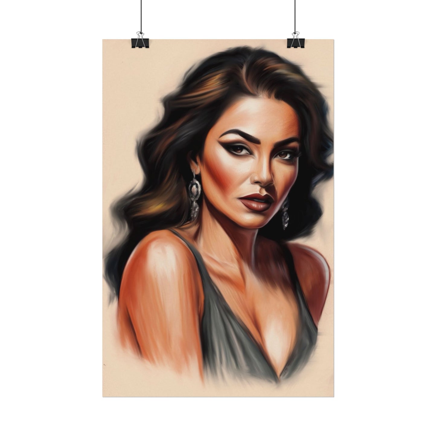 Elegant Watercolor Matte Poster - Stylish Home Decor Art