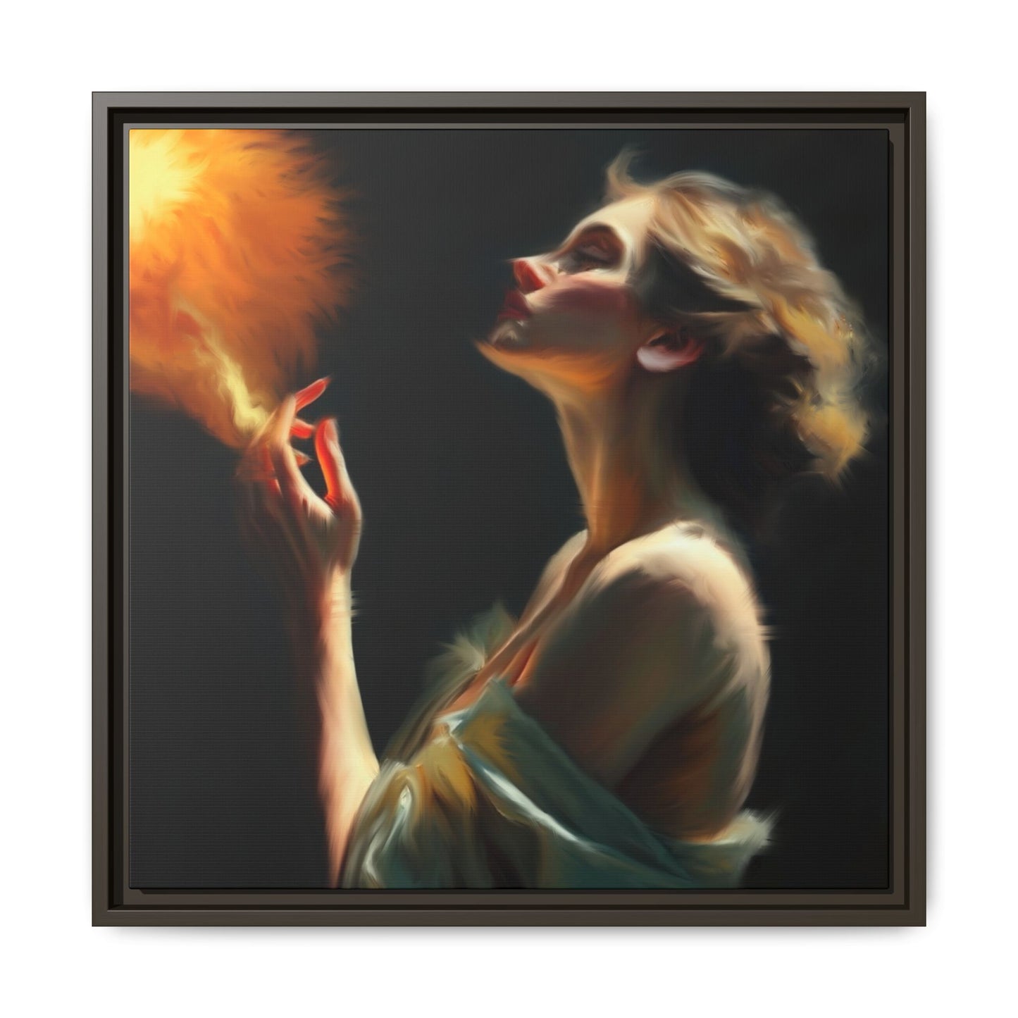 Framed Art Print, Digital Art Print, Elegant Matte Canvas, Modern Home Decor, Art for Living Room, Gift for Art Lovers, Stylish Wall Art