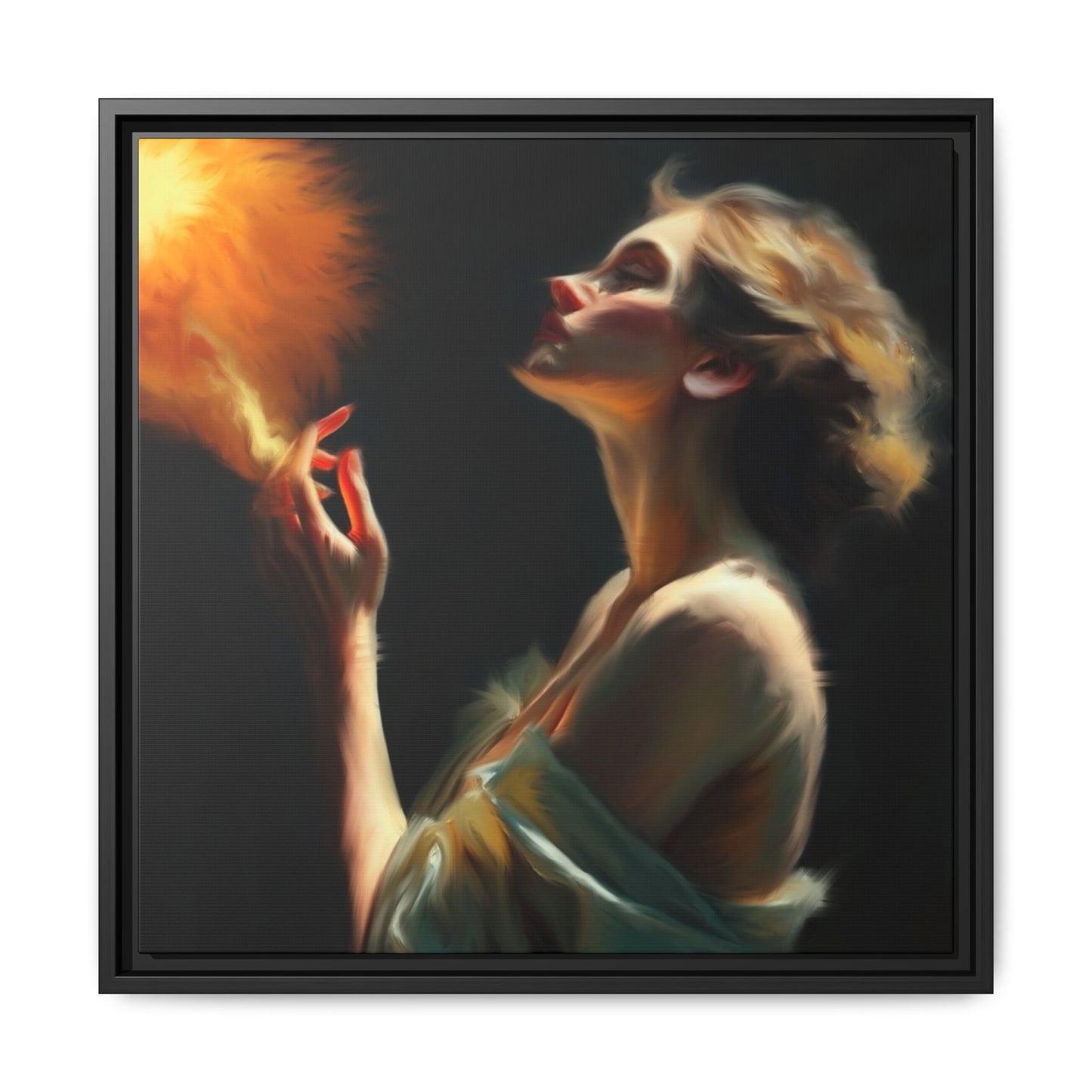 Framed Art Print, Digital Art Print, Elegant Matte Canvas, Modern Home Decor, Art for Living Room, Gift for Art Lovers, Stylish Wall Art