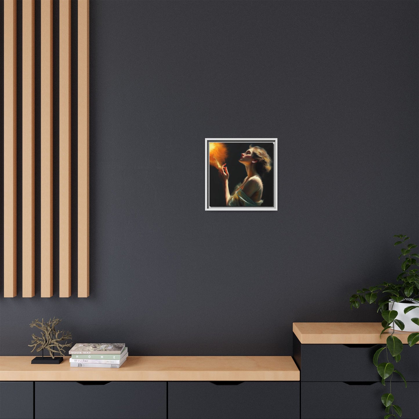 Framed Art Print, Digital Art Print, Elegant Matte Canvas, Modern Home Decor, Art for Living Room, Gift for Art Lovers, Stylish Wall Art