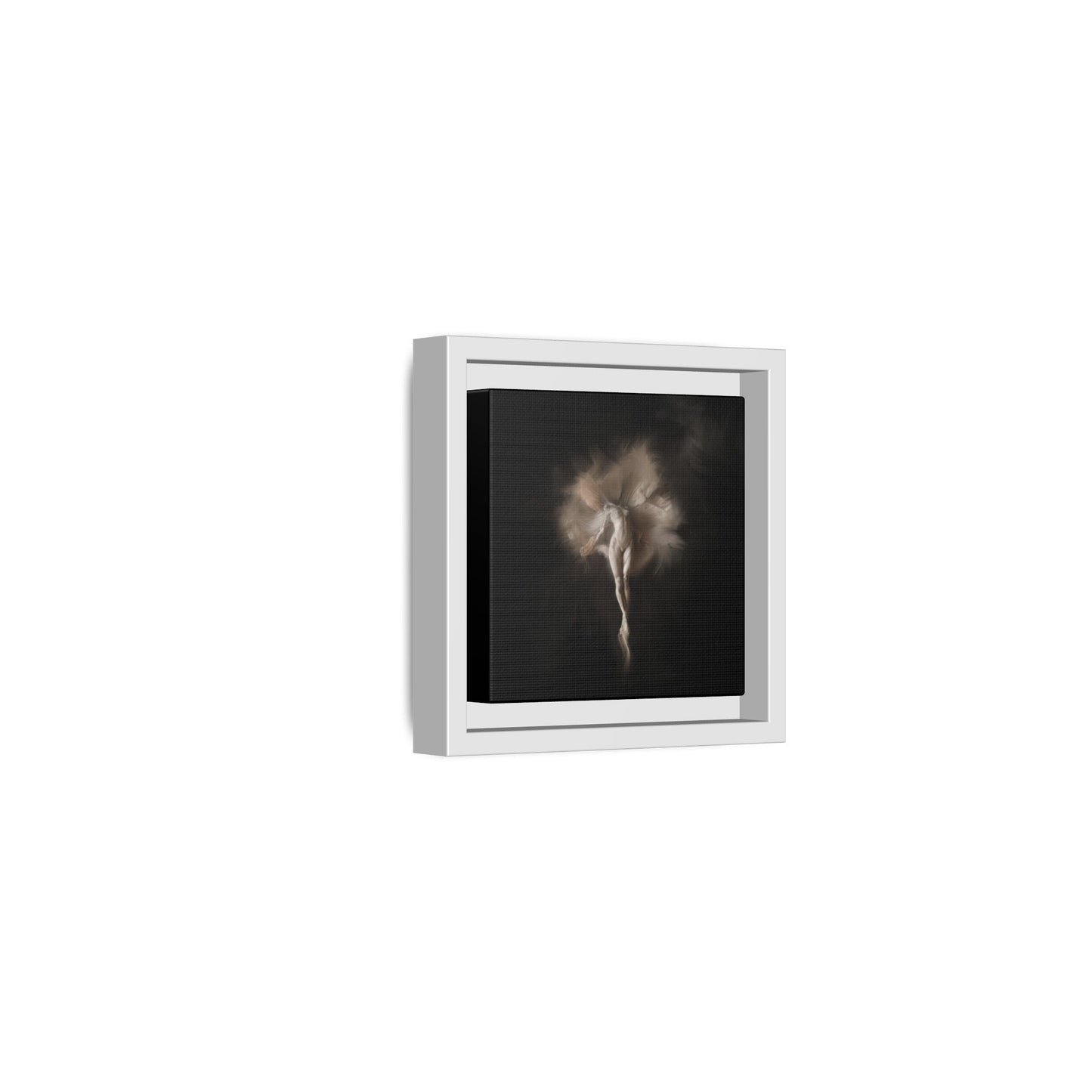 Elegant Framed Canvas Art, Ethereal Dancer Wall Decor, Home Aesthetic, Ballet Art, Gift for Dance Lovers, Living Room Decoration