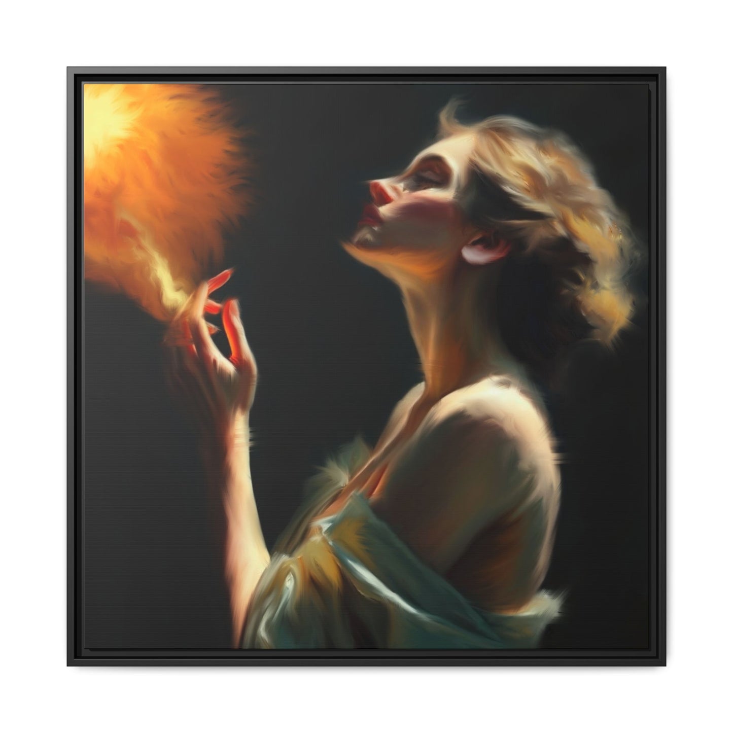 Framed Art Print, Digital Art Print, Elegant Matte Canvas, Modern Home Decor, Art for Living Room, Gift for Art Lovers, Stylish Wall Art
