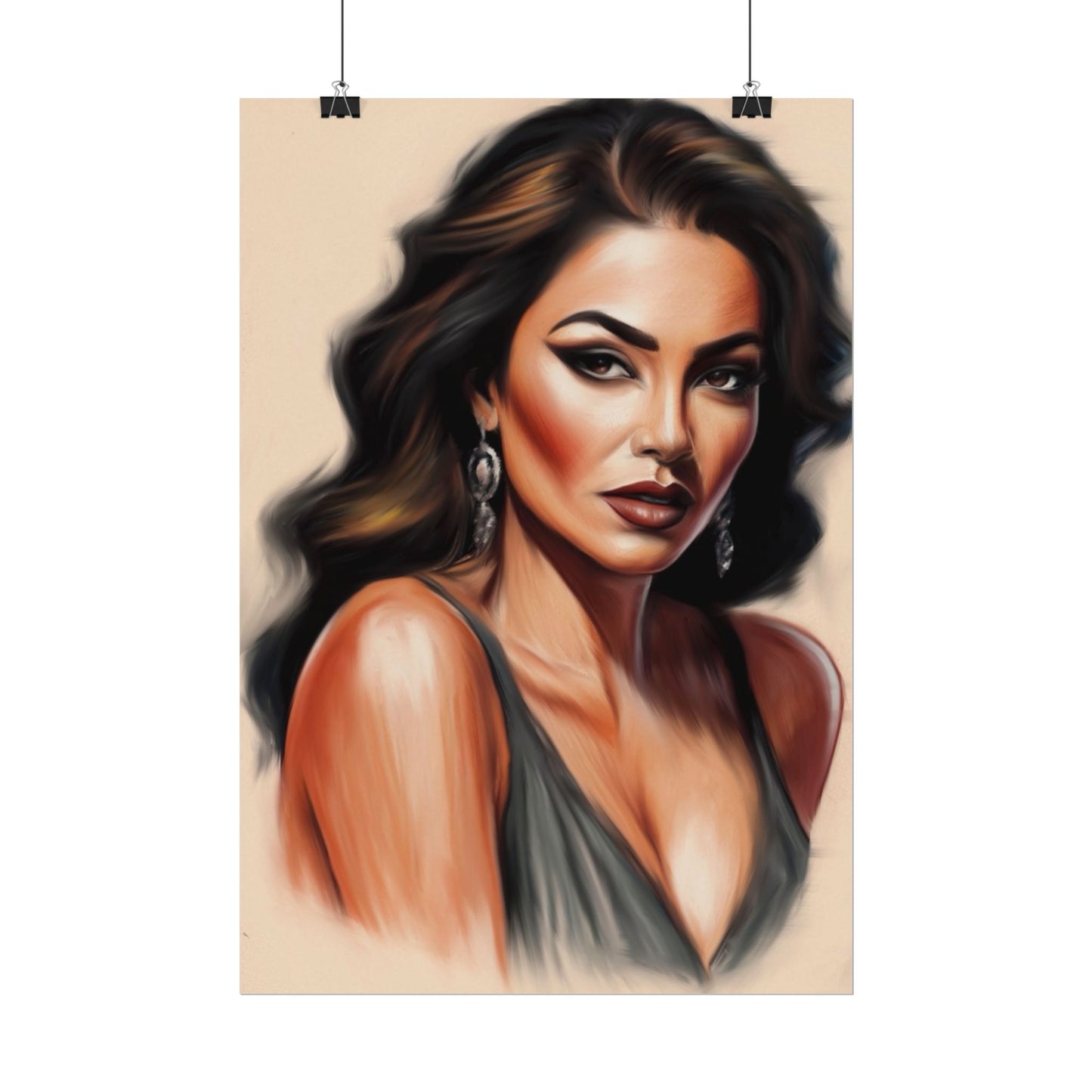 Elegant Watercolor Matte Poster - Stylish Home Decor Art
