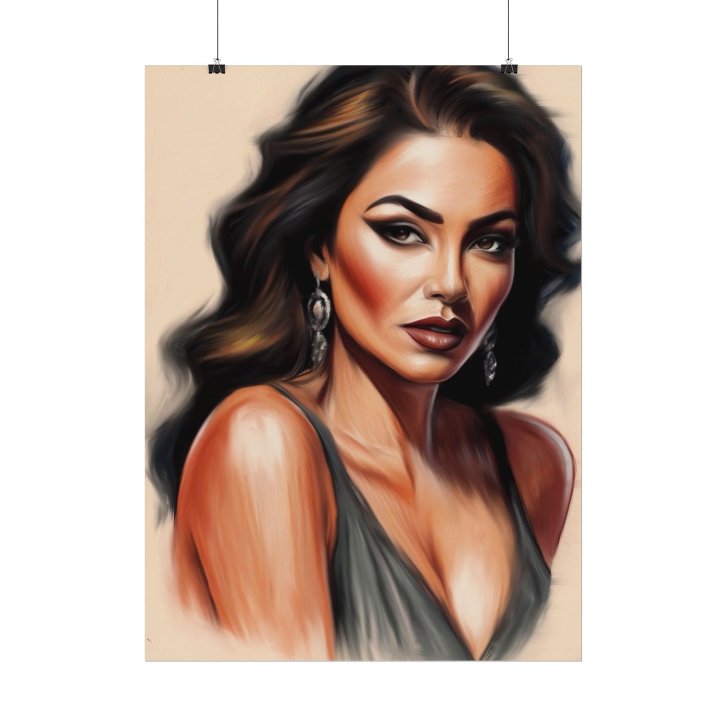 Elegant Watercolor Matte Poster - Stylish Home Decor Art
