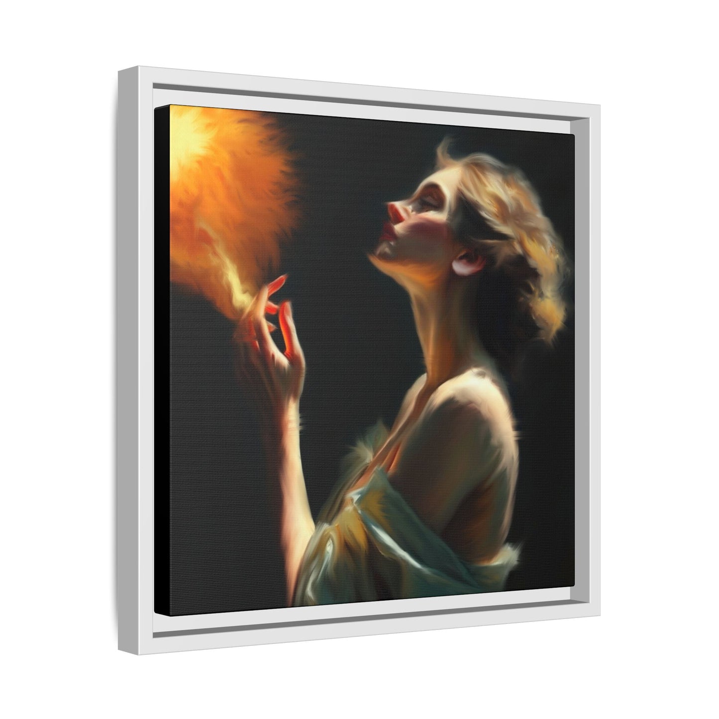 Framed Art Print, Digital Art Print, Elegant Matte Canvas, Modern Home Decor, Art for Living Room, Gift for Art Lovers, Stylish Wall Art