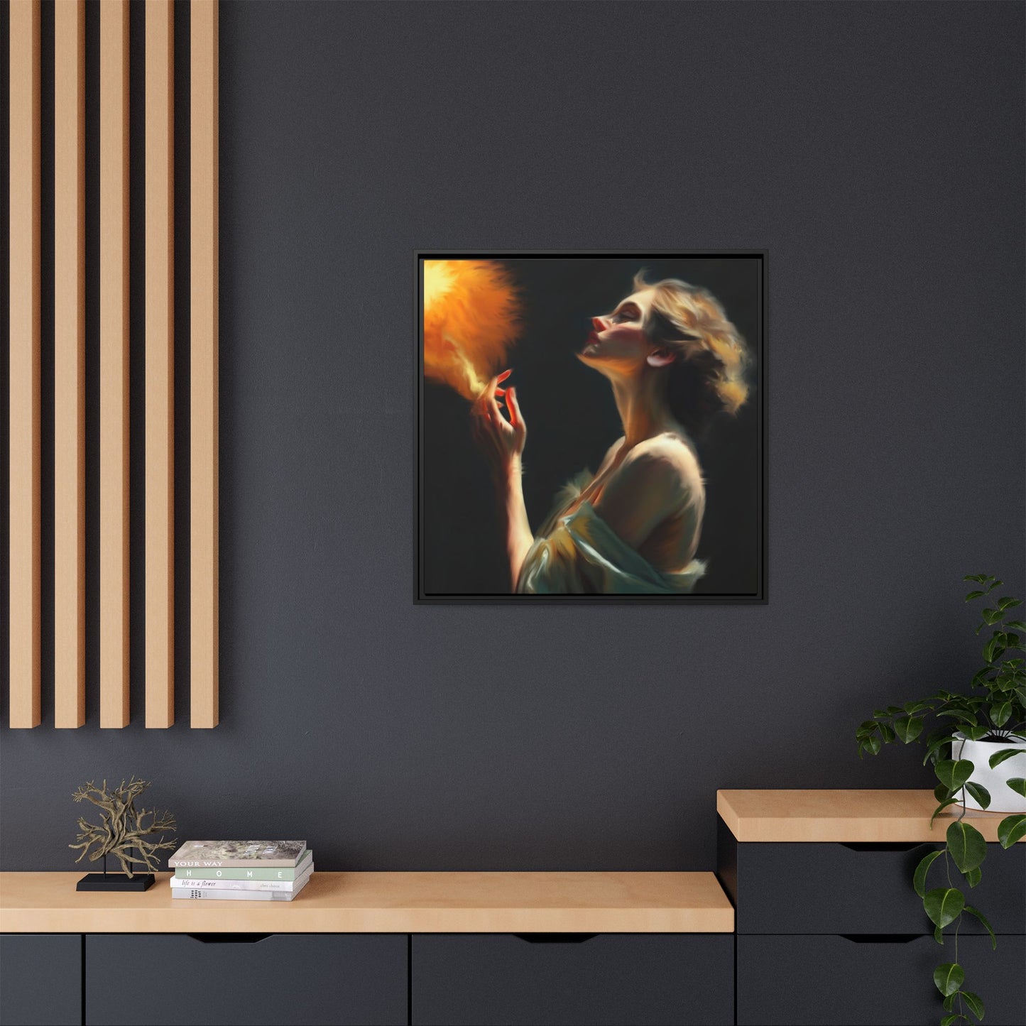 Framed Art Print, Digital Art Print, Elegant Matte Canvas, Modern Home Decor, Art for Living Room, Gift for Art Lovers, Stylish Wall Art