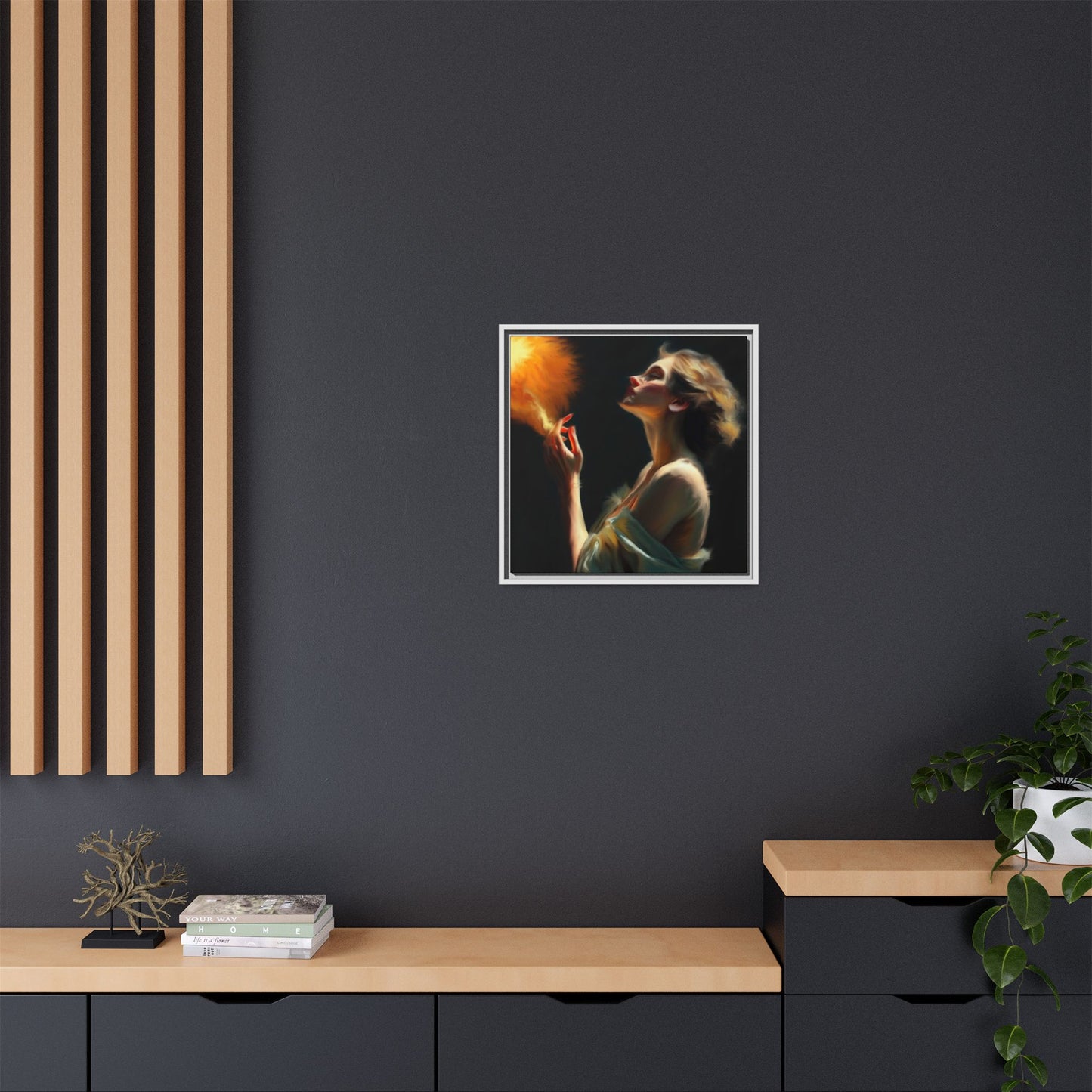 Framed Art Print, Digital Art Print, Elegant Matte Canvas, Modern Home Decor, Art for Living Room, Gift for Art Lovers, Stylish Wall Art