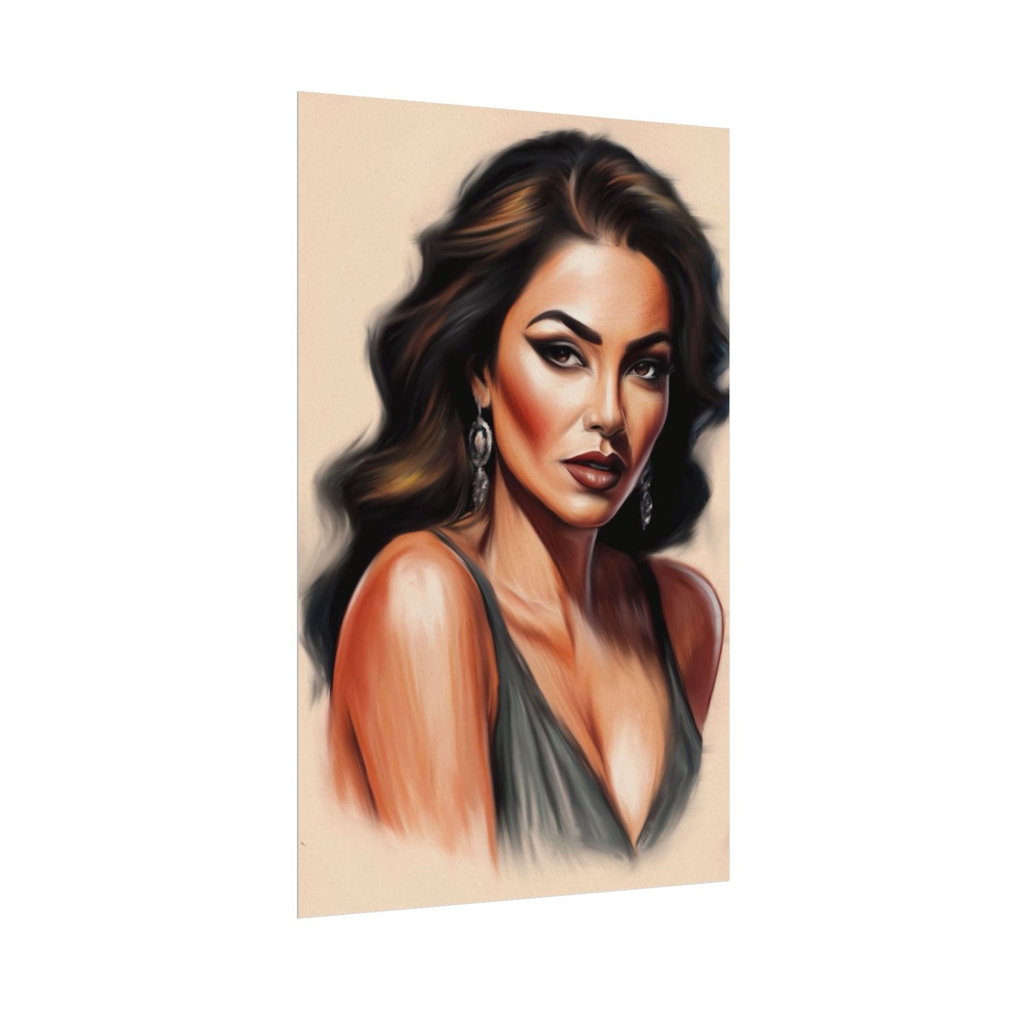 Elegant Watercolor Matte Poster - Stylish Home Decor Art