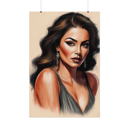 Elegant Watercolor Matte Poster - Stylish Home Decor Art