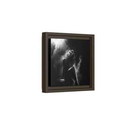 Elegant Woman Canvas Art, Digital Art Print, Abstract Black and White Wall Decor, Modern Home Decoration, Gift for Art Lovers