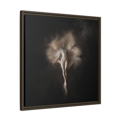 Elegant Framed Canvas Art, Ethereal Dancer Wall Decor, Home Aesthetic, Ballet Art, Gift for Dance Lovers, Living Room Decoration