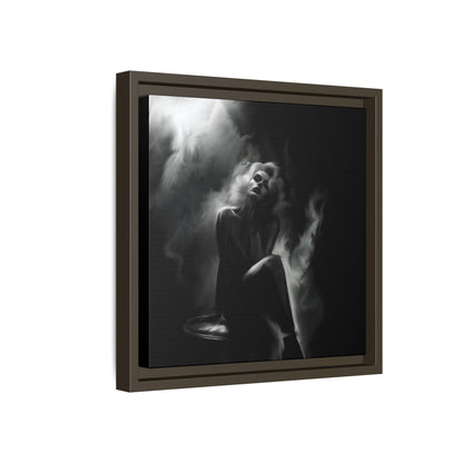 Elegant Woman Canvas Art, Digital Art Print, Abstract Black and White Wall Decor, Modern Home Decoration, Gift for Art Lovers