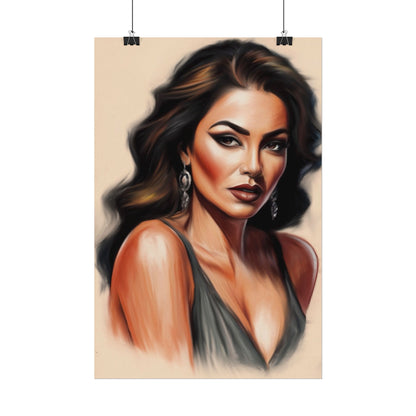 Elegant Watercolor Matte Poster - Stylish Home Decor Art