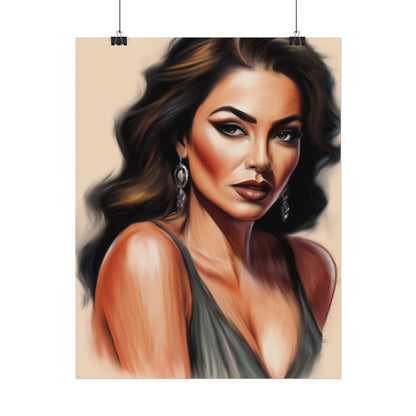 Elegant Watercolor Matte Poster - Stylish Home Decor Art