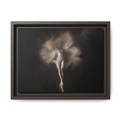 Elegant Framed Canvas Art, Ethereal Dancer Wall Decor, Home Aesthetic, Ballet Art, Gift for Dance Lovers, Living Room Decoration