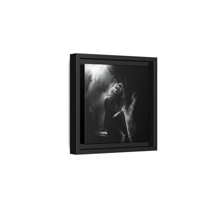 Elegant Woman Canvas Art, Digital Art Print, Abstract Black and White Wall Decor, Modern Home Decoration, Gift for Art Lovers