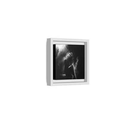 Elegant Woman Canvas Art, Digital Art Print, Abstract Black and White Wall Decor, Modern Home Decoration, Gift for Art Lovers
