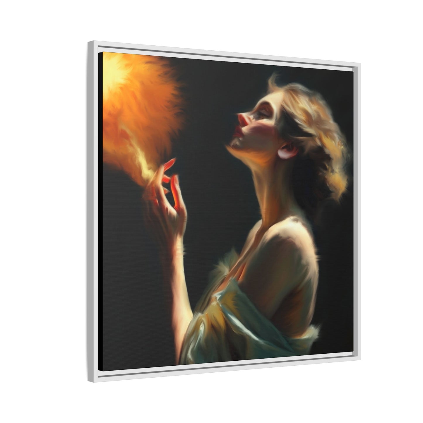 Framed Art Print, Digital Art Print, Elegant Matte Canvas, Modern Home Decor, Art for Living Room, Gift for Art Lovers, Stylish Wall Art