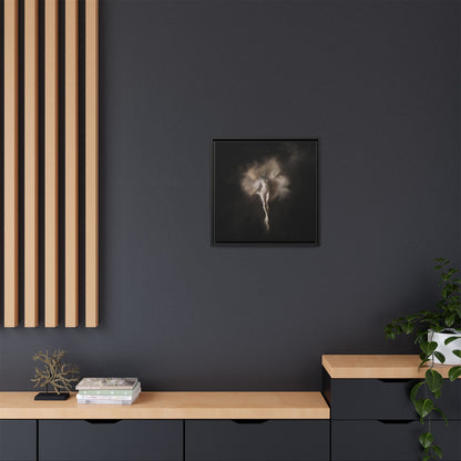 Elegant Framed Canvas Art, Ethereal Dancer Wall Decor, Home Aesthetic, Ballet Art, Gift for Dance Lovers, Living Room Decoration
