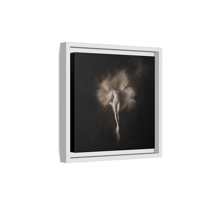 Elegant Framed Canvas Art, Ethereal Dancer Wall Decor, Home Aesthetic, Ballet Art, Gift for Dance Lovers, Living Room Decoration