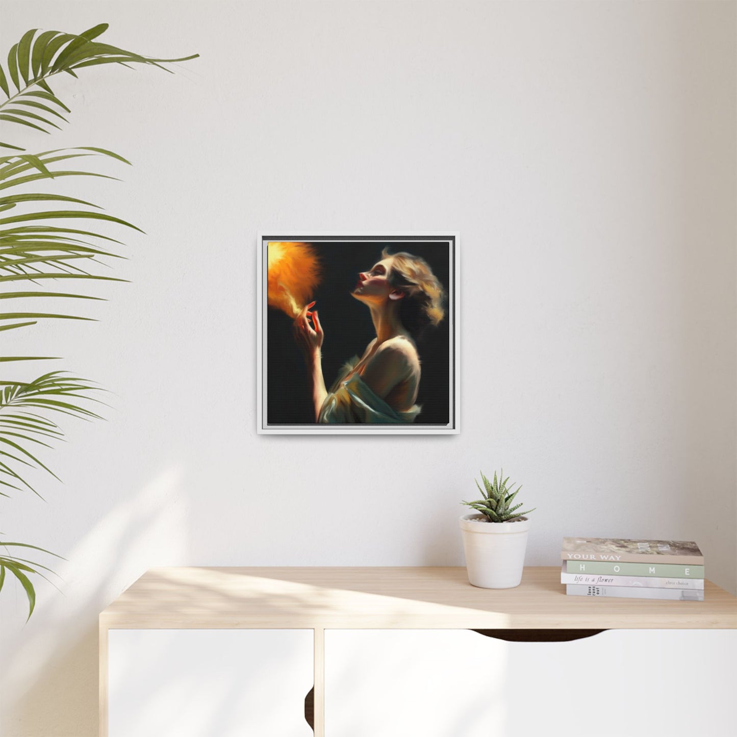 Framed Art Print, Digital Art Print, Elegant Matte Canvas, Modern Home Decor, Art for Living Room, Gift for Art Lovers, Stylish Wall Art