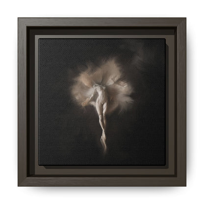 Elegant Framed Canvas Art, Ethereal Dancer Wall Decor, Home Aesthetic, Ballet Art, Gift for Dance Lovers, Living Room Decoration