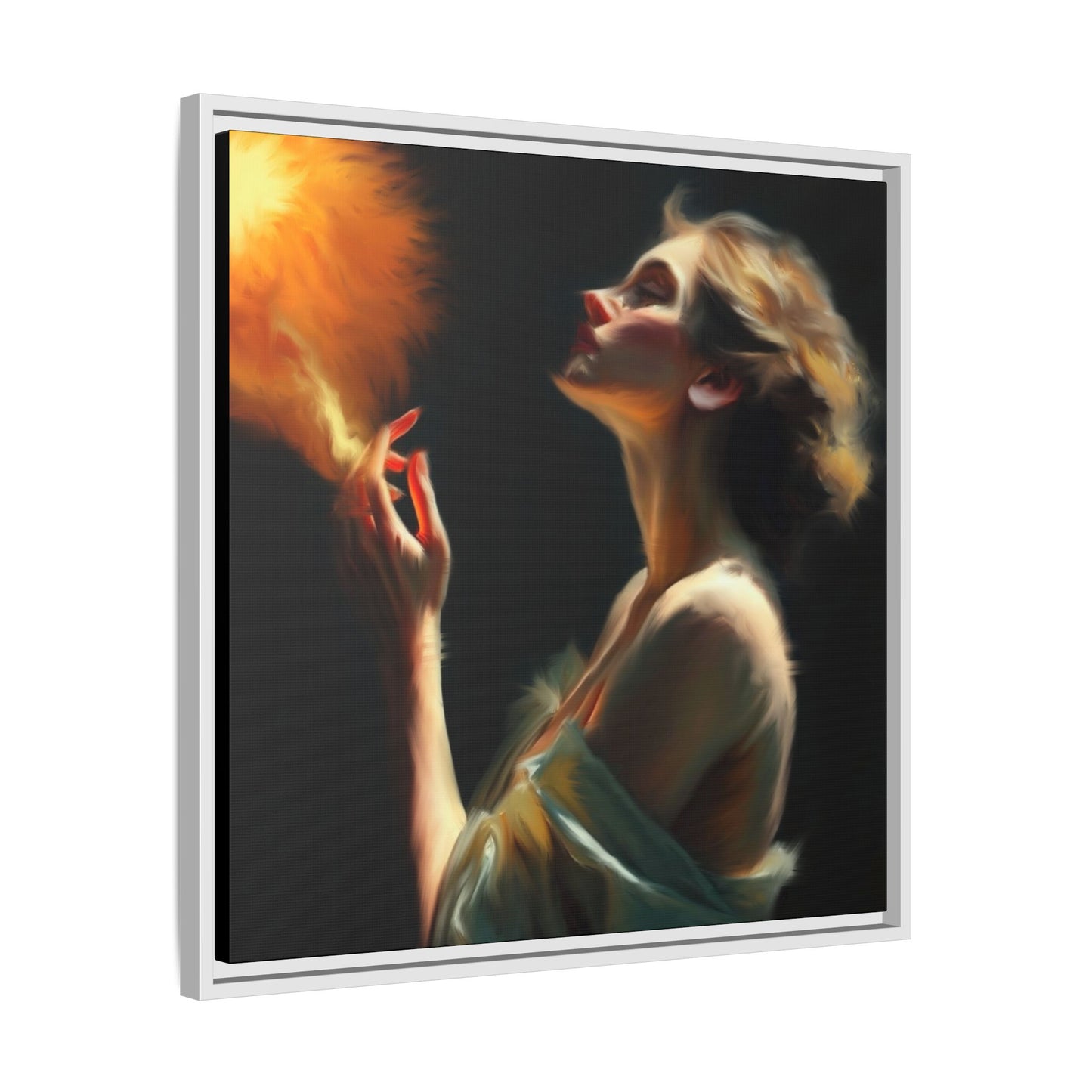Framed Art Print, Digital Art Print, Elegant Matte Canvas, Modern Home Decor, Art for Living Room, Gift for Art Lovers, Stylish Wall Art