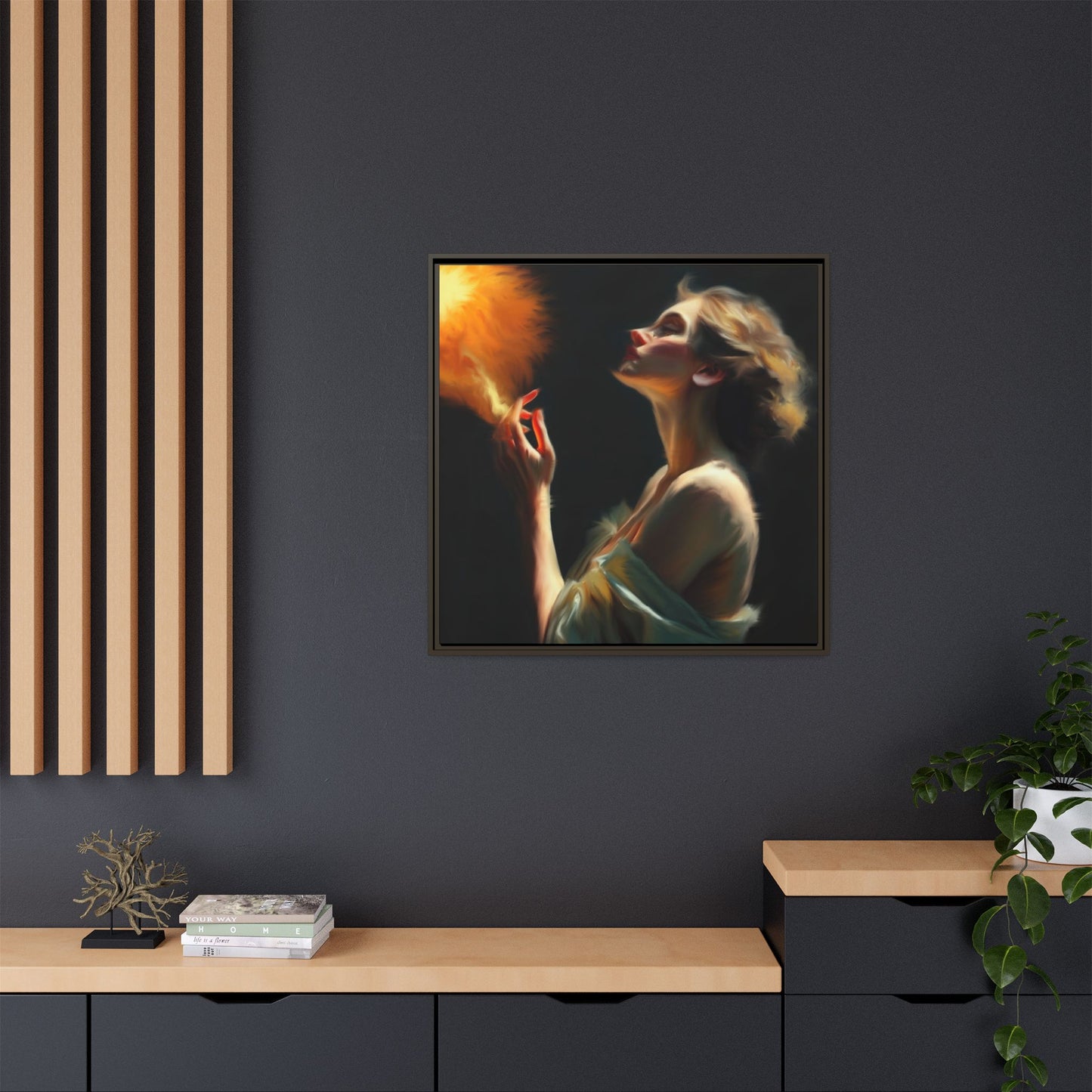 Framed Art Print, Digital Art Print, Elegant Matte Canvas, Modern Home Decor, Art for Living Room, Gift for Art Lovers, Stylish Wall Art
