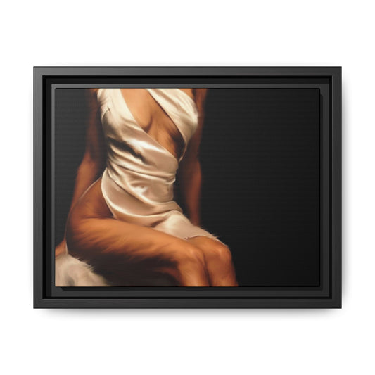 Digital Woman Drawing, Luxe Matte Canvas Art Print, Gallery Style Feminine Wall Decor, Modern Artistic Gift Idea