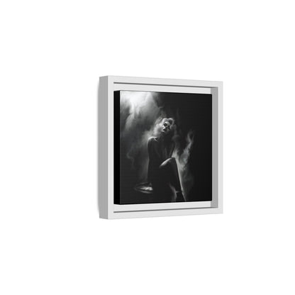 Elegant Woman Canvas Art, Digital Art Print, Abstract Black and White Wall Decor, Modern Home Decoration, Gift for Art Lovers