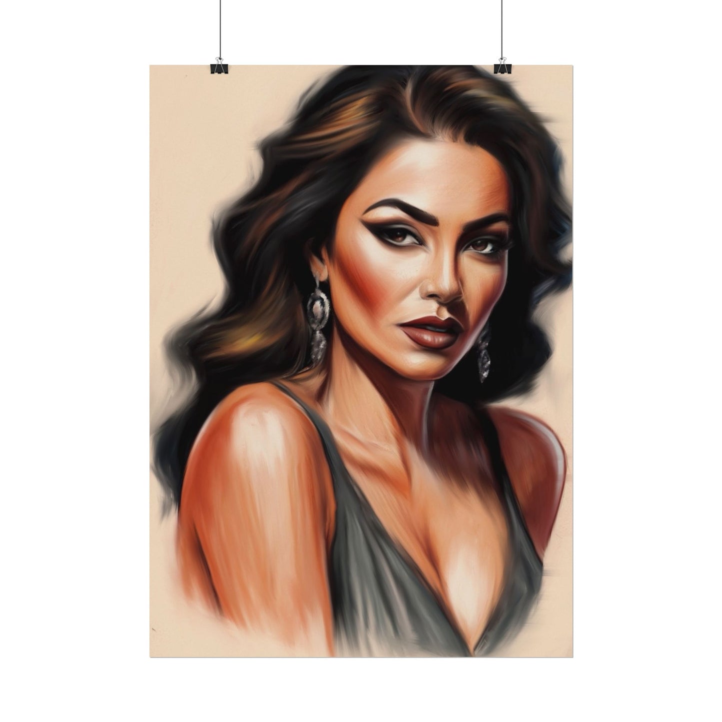 Elegant Watercolor Matte Poster - Stylish Home Decor Art