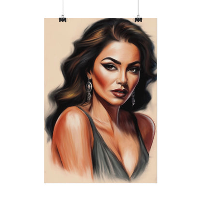 Elegant Watercolor Matte Poster - Stylish Home Decor Art